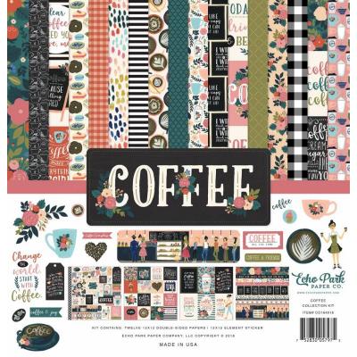 Echo Park Designpapier - Coffee